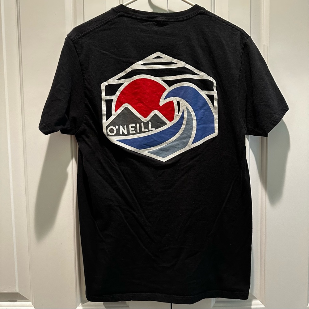 O’Neill Men’s Black Glassy Tee 100% Cotton M